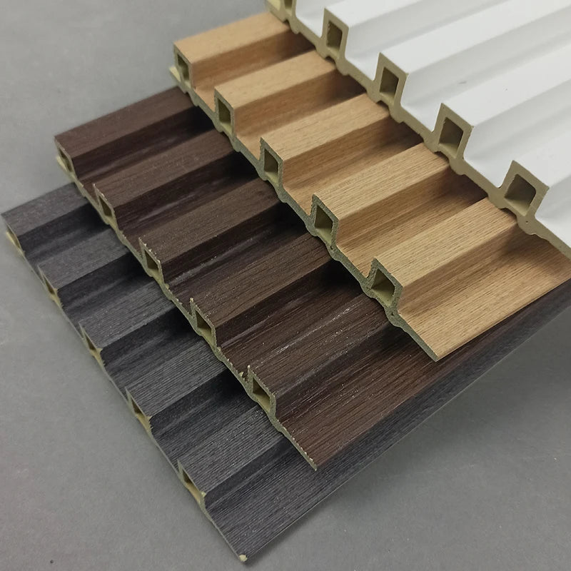 Waterproof WPC Boards for Home Ceiling Design Bamboo Material with Brushed Technics for Wall Decoration
