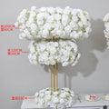 H-310 Ferris Wheel Artificial Flower Runner Wedding Centerpiece Table Decor Silk Floral Arrangement Tall Flower Row for Wedding