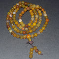 Handmade Fashion Energy Healing Dragon Texture Agate Stone Meditation 108 Mala Beads Beaded Prayer Yoga Bracelet Jewelry