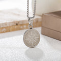 New Man Pendant Compass Necklace Men Fashion Jewelry Stainless Steel Jewelry Pendant Necklace for Man