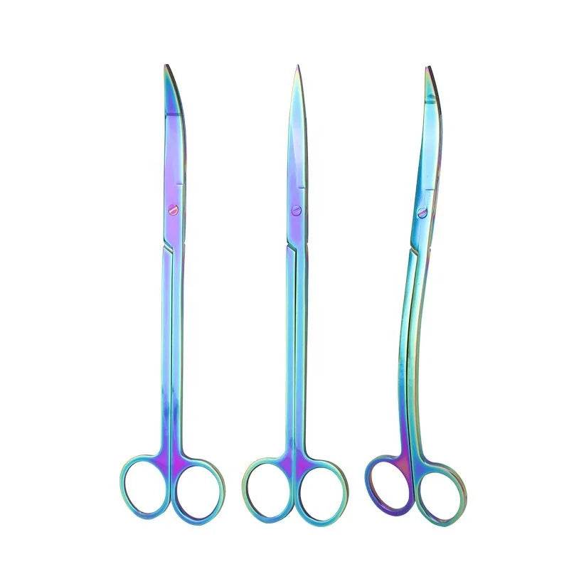 Stainless Steel Scissors Cleaning Tool Aquatic Plants Fish Tank Aquarium Accessories