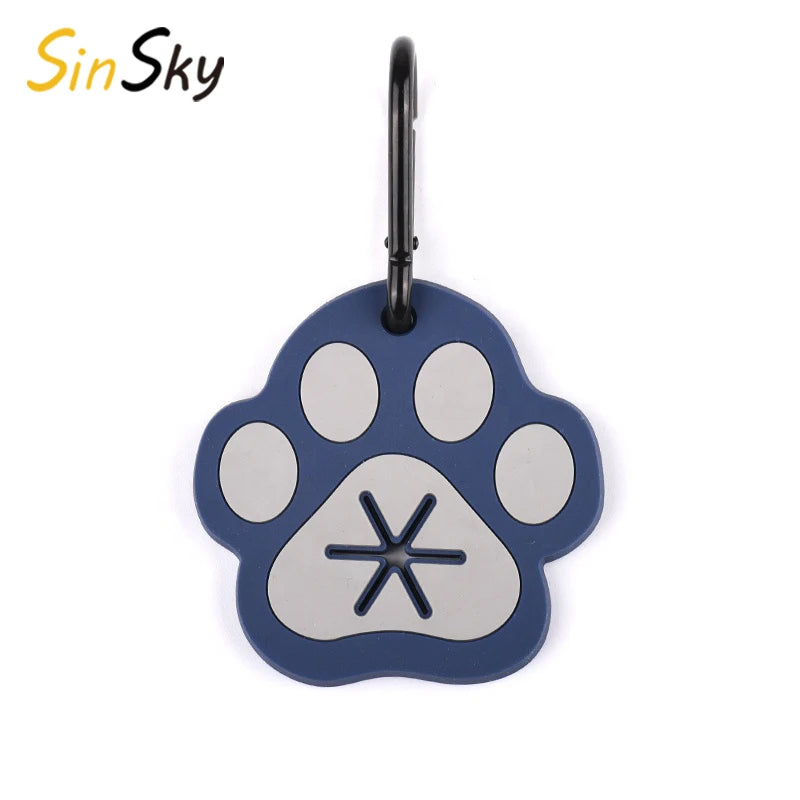 SinSky PVC Hands Free Dog Poop Bag Holder Used Paw Waste Bag Carrier Custom Dog Poop Waste Bag Dispenser Carrier