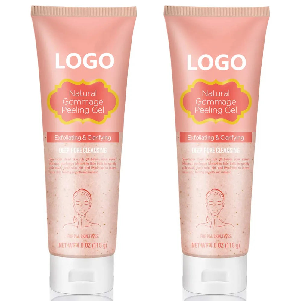 OEM Natural Clear Gommage Exfoliating Peeling Gel Organic Herbal Ingredients Anti-Wrinkle Feature Removes Dead Skin
