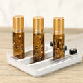3 Compartments Essential Oil Storage Case Eco-Friendly Glass 10ML Essential Oil Bottles Storage Box Packing