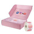 Hot Selling Eyelash  Corrugated Custom Mailer Boxes Cosmetic Packaging pink Shipping Box