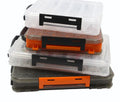 Selco Transparent Plastic Rigid Fish Lure Tackle Box Fishing Lure Box