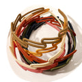 Wholesale Matte Wavy Minimalist Headband with Teeth Frosted Solid Color Hair Hoop for Girls and Women