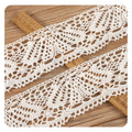 Hot Sale Skin-friendly 100% Cotton butterfly Crochet Lace Trim for Women Clothing