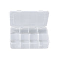 8 Grid Parts Hardware Storage Box Divided Grid Accessories Sewing Parts Transparent Jewelry BOX Storage Box