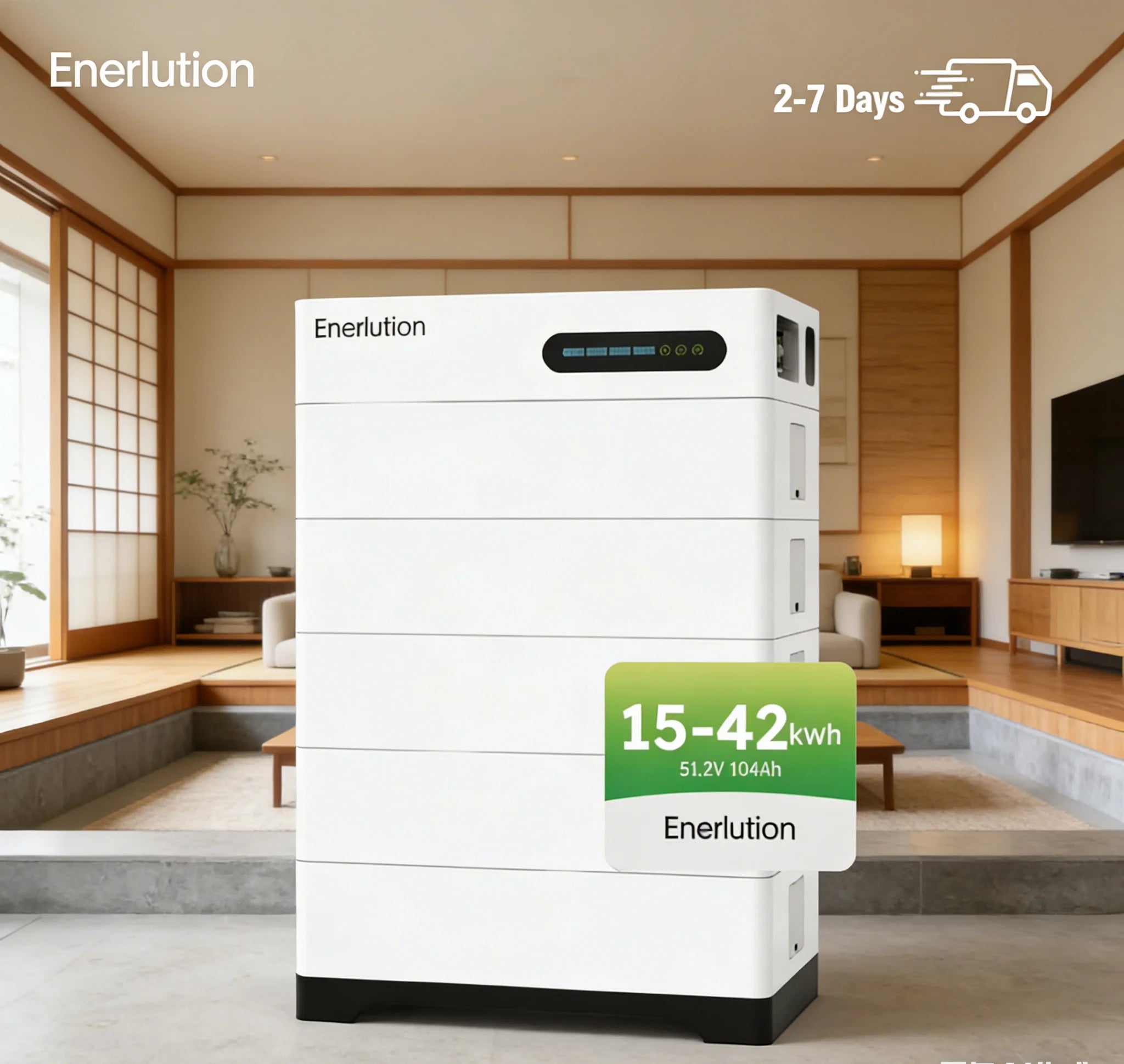 Enerlution 15KW 20KW Stackable HV LiFePO4 Battery EU Warehouse Fast Delivery Home Energy Storage Solar Battery