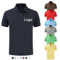 Golf Clothing Embroidered Printed Custom Design Plain White Black Cotton Polyester Fit Blank Men Golf Polo T-Shirts