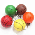 Promotional Pvc Mini Basketball Keychain Sports slippers 3d Rubber Keychain in Bulk