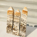 Wholesale Cheap Price Crystal  Wand  Natural Yellow Flower Jade Quartz Point Tower  for Healing