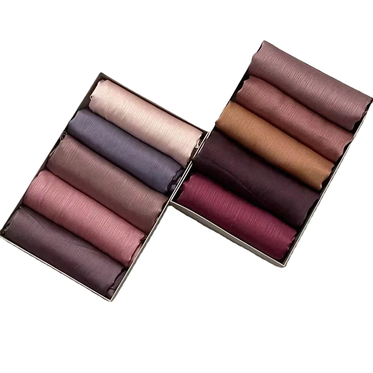 Luxury Crinkle Satin Silk Hijabs Solid Color Plain Scarf Muslim Shawls Headscarf Turban Foulard Scarf Wholesale Supply Logo