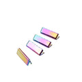 Wholesale Handbag Purse 25mm Rainbow Metal Strap Belt Webbing Rope End Clips Clamp
