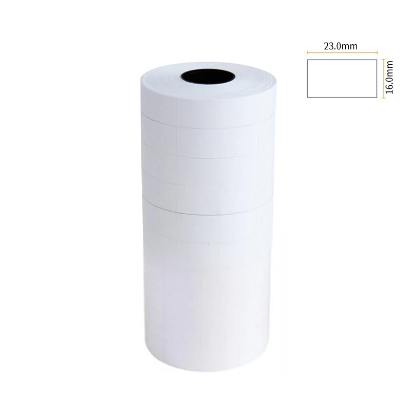 White Double Row Label Paper Label Sticker Price Labeler Gun Sticker