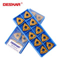 DESKAR CNC Lathe Sharp Blade WNMG080408-PM LF9018 Inserts Customizable Turning Tools for Machining OEM Support