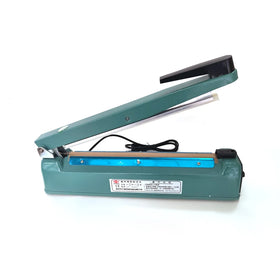 300mm Metal Shell Hand Pressure Sealing Machine Manual Impulse Sealer for Plastic Bag Punch Sealer Portable Hand Impulse Machine