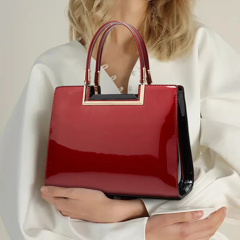 Designer Trendy Women Office Bags 2026 Hot Luxury Large Capacity Handbag Gold Handle Tote Hand Bag Big Size Handbags for Ladies