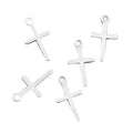Charms Christian Cross 9x19mm Handmade Making FitVintage Tibetan Silver Color PendantsDIY for Bracelet Necklace
