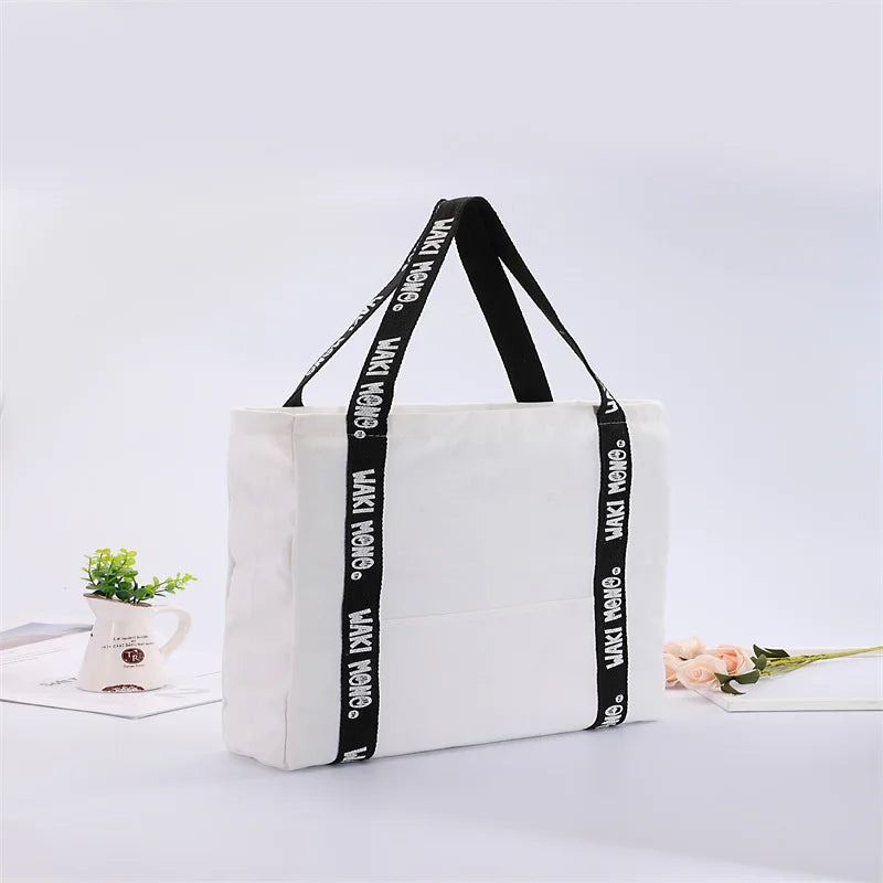 Pure Cotton Customized Handbag Shopping Environmental protection Canvas Tote Bag