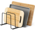 Chopping Board Organizer Pot Lid Stand Organizer Metal Cutting Board Rack Carton Iron Storage Holders & Racks Multifunction