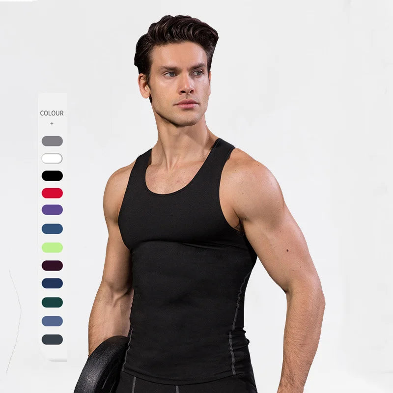 Wholesale Custom Men Boy Fitness Bodybuilding Moisture Wicking Muscle Shirt Gym Wear Sleeveless Vest Fit Sport Stringer Tank Top