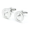 Wholesale O Alphabet Novelty Cufflinks Custom Men's Business Suit Shirt Fashion Accessory Wedding Tuxedo Trendy Jewelry Gift Set