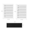 Portable Eyelash Extension Tool Set Acrylic Lash Pallet Holder With Black Hand Strap