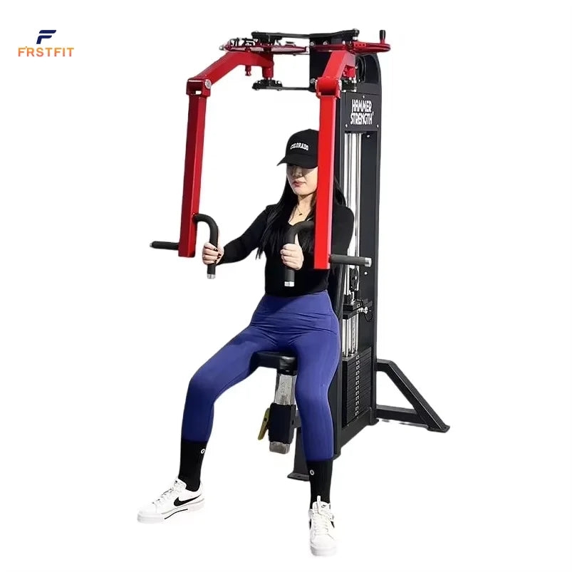 Cheernin Dual-Function Gym Machine - Laser-Cut Steel EN/ISO Certified Commercial Chest & Back Strength Equipment