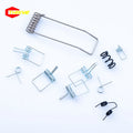 Adjustable Steel Retaining Hair Clip Spring Parts Furniture Music Wire Torsion Spring Clamp