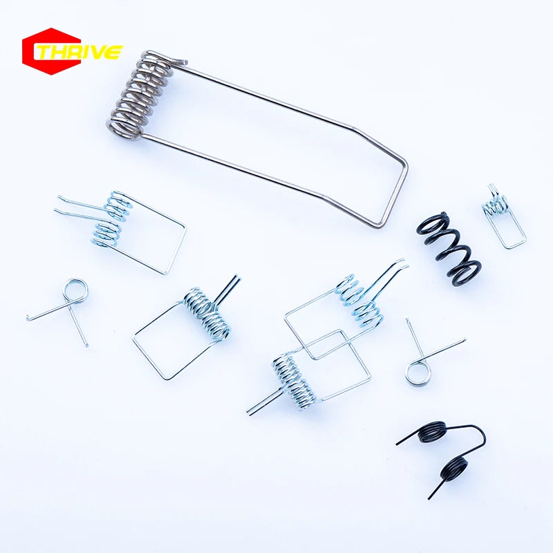 Adjustable Steel Retaining Hair Clip Spring Parts Furniture Music Wire Torsion Spring Clamp