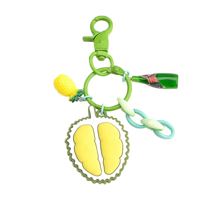 Food Soft Plastic Indoor Decoration Pvc Rubber 3d Doll for Keychain