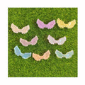 Colorful Transparent Acrylic Wing Beads Cute Flatback Cabochon No Hole Plastic Beads for Scrapbooking Slime Charms Deco Parts