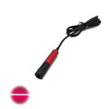 Hot Selling Comapct Mini Adjustable Focusing D12mm 635nm 5mW Glass Lens Industrial Grade Red Line Laser Module With Adapter