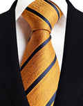 Black Red Solid Men's Silk Ties for Weddings Grooms Necktie Classic Silk Tie Woven Jacquard Striped Paisley Neck Ties