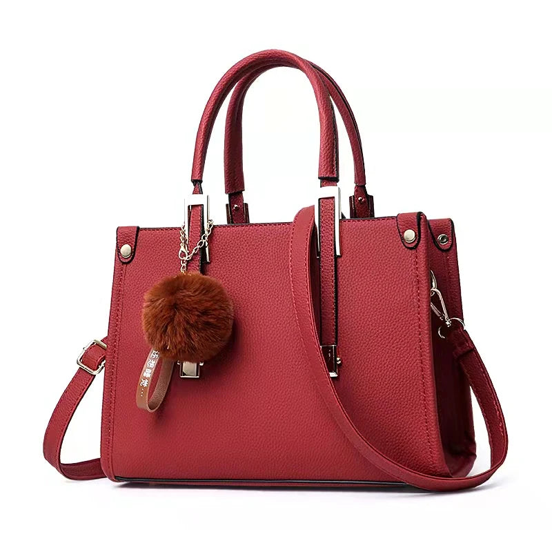 2021 New Factory Cheap Custom Minimalist Commuting Large Capacity Women Handbags Wholesale Leather Shoulder Bag Cross-body Bag