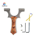 PIAO YU New Stainless Steel Patch Dragon Tooth Slingshot Hunting Slingshot Outdoor Shooting Slingshot Competition MegaBDM