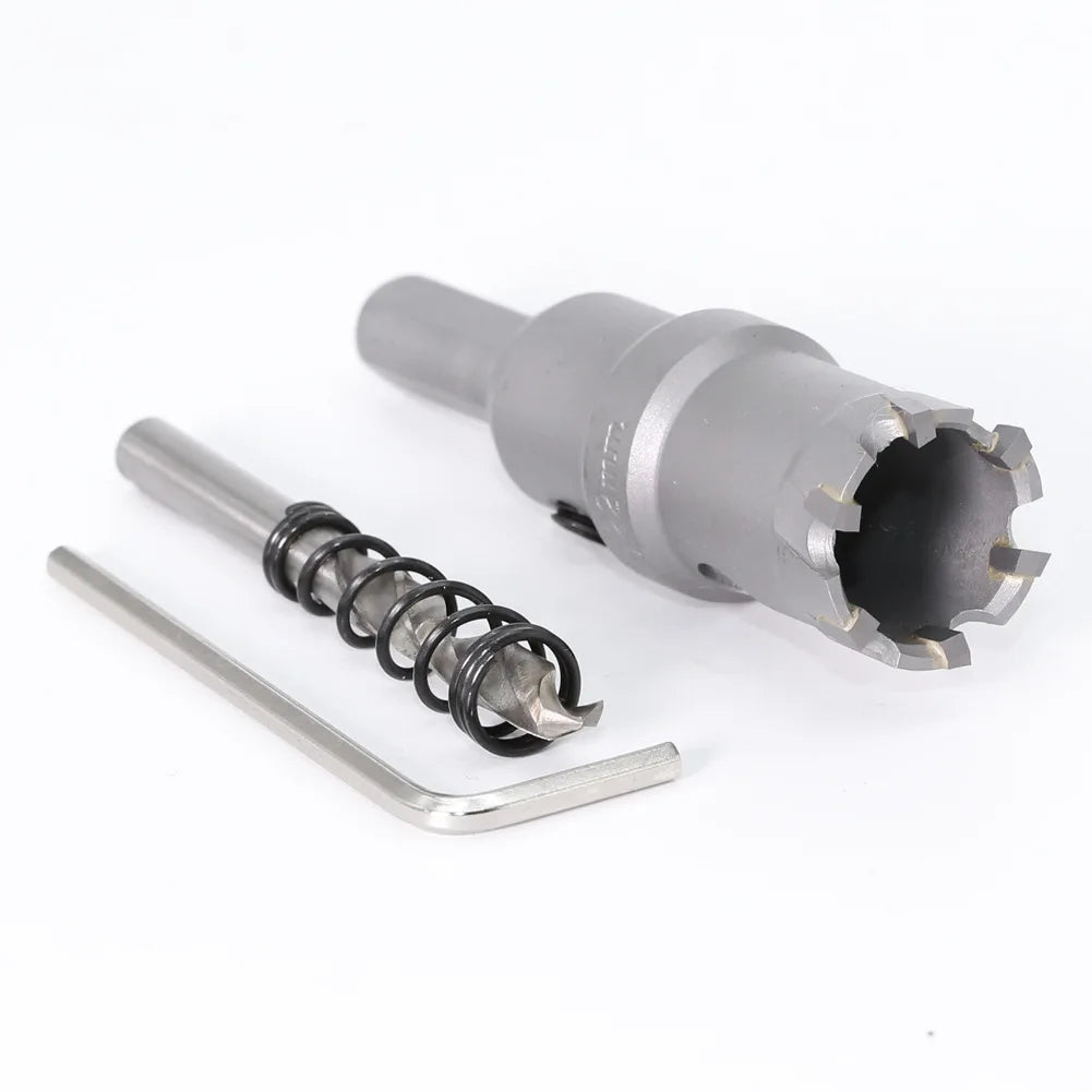 HSS Tungsten Carbide Hole Saw Drill Bit Cutter with High Temp/Hardness AlTiN Surface Finish for Steel-52mm-160mm