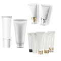 White Empty Cosmetic Tube with Soft Plastic and Aluminium 3ml to 350ml Capacity for Skin Care and Packaging