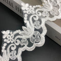 Bridal White Polyester Trimming Lace Embroidery Designs Manufacturers Guangdong LT2427B