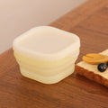 BPA Free ECO Friendly Collapsible Silicone  Bento Box for Kids Lunch