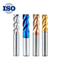 HRC 50 60 65 CNC End Mill Tungsten Carbide Milling Cutter AITiN/TiAIN Coating End Mills CNC  Steel Aluminum End Mill