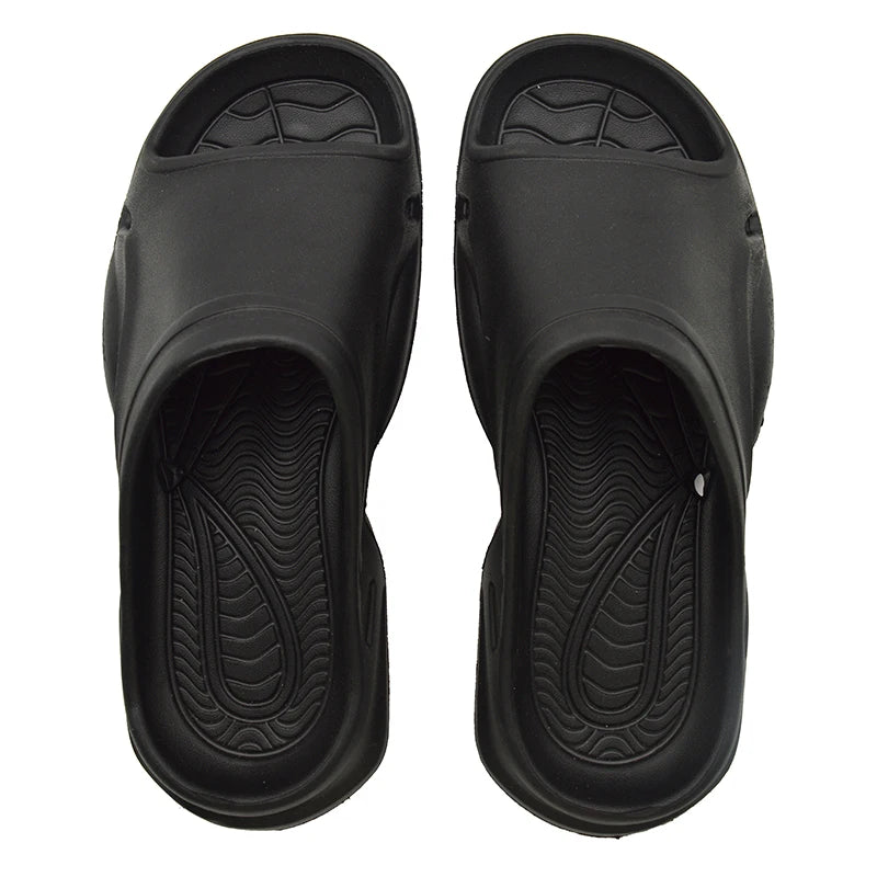 Custom Lightweight Anti-Slip EVA Men's Slide Sandal Cushioning Waterproof Indoor Outdoor Slipper for Spring Autumn Summer