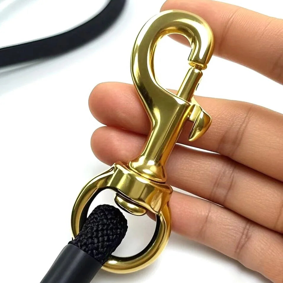Snap Hook Brass Solid Brass Snap Hook for Dog Leash