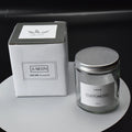 Luxury Wholesale Screw Lid Glass Container Food Canning Candle Making Jar 8oz Glass Straight Sided Glass Cream Jars