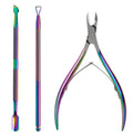 Custom logo Professional Stainless Steel 3pcs Nail Cuticle Nippers Set Nail Beauty Tools