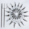 Wholesale Outdoor Garden Ornaments Mini Windmill Wind Energy Art Pinwheel Magical Unique Magic Metal Windmill