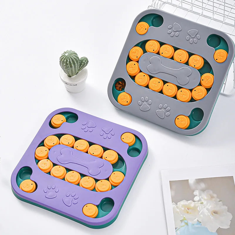 Slider Pet Dog Puzzle Feeding Toy Hondenspeelgoed Juguetes De Rompecabezas Para Tratar Perros Dog Puzzle Toy Slow Feeder