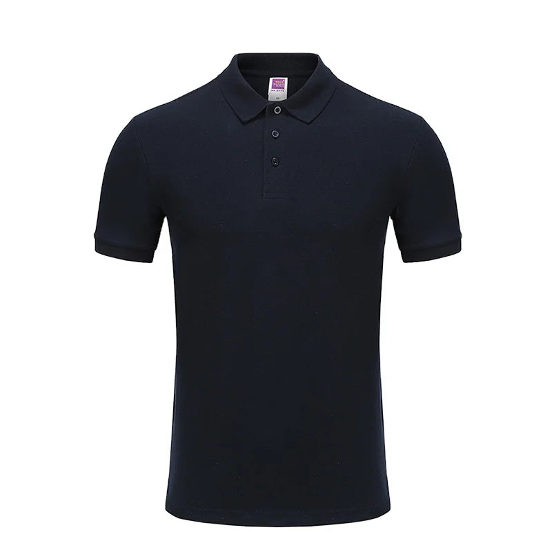 100% Cotton Breathable Polo Shirts Customized Logo Blank Cheap Mens Polo Shirts